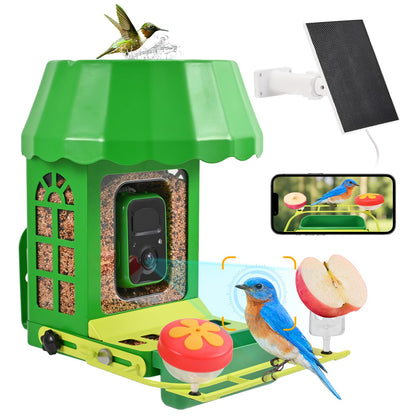 Avinory Metal Smart Bird Feeder With 2.5K HD Camera